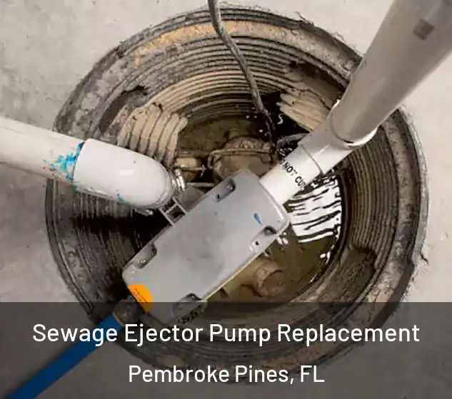  Sewage Ejector Pump Replacement Pembroke Pines, FL